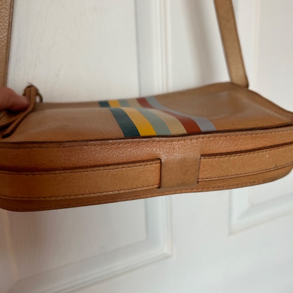 Madewell The Simple Crossbody 80s Stripe Retro Leather bag - Picture 8 of 12